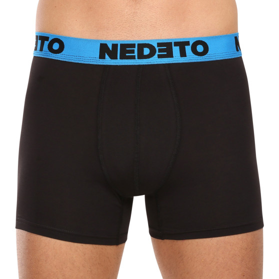 10PACK Boxers para homem Nedeto preto (10NB005)