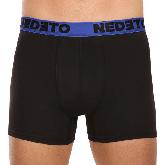 10PACK Boxers para homem Nedeto preto (10NB005)