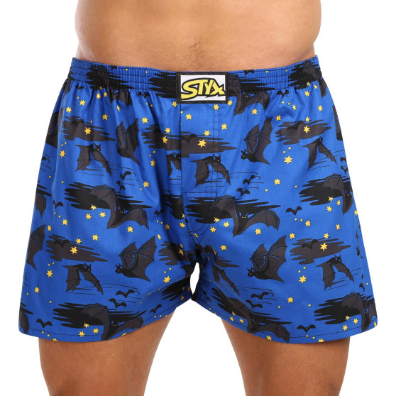 3PACK Boxers para homem Styx arte clássico borracha tamanho grande multicolorido (3E17789)