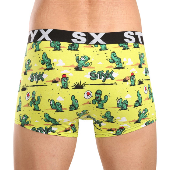 Styx Calções boxer para homem arte desportiva cato de borracha (G1351)