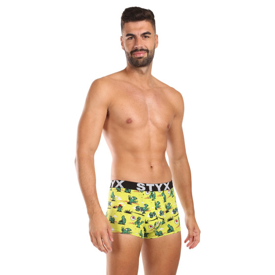 Styx Calções boxer para homem arte desportiva cato de borracha (G1351)