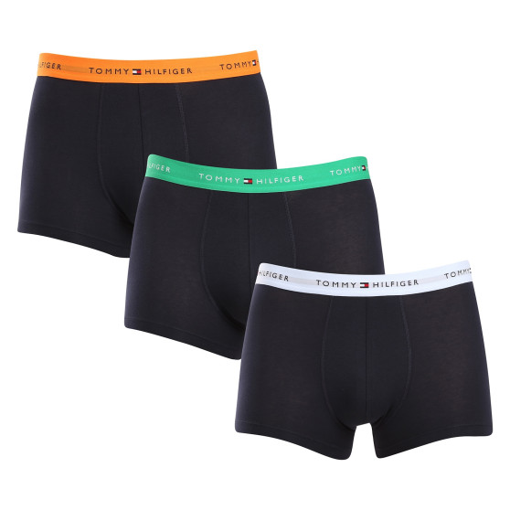 3PACK Boxers para homem Tommy Hilfiger azul escuro (UM0UM02763 0T3)