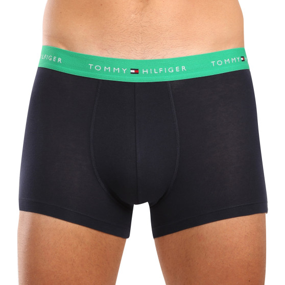 3PACK Boxers para homem Tommy Hilfiger azul escuro (UM0UM02763 0T3)