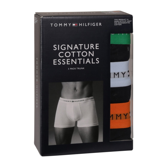 3PACK Boxers para homem Tommy Hilfiger azul escuro (UM0UM02763 0T3)