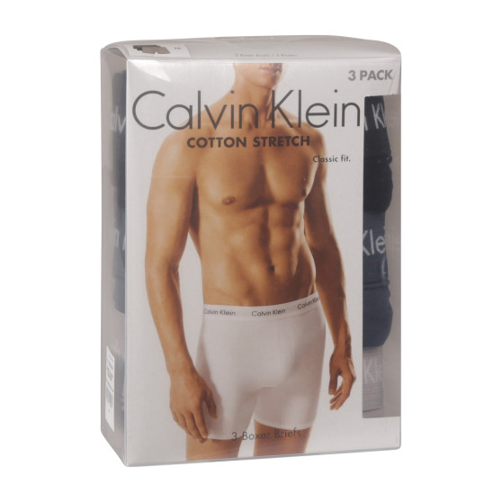 3PACK Boxers para homem Calvin Klein multicolorido (NB1770A-QRH)