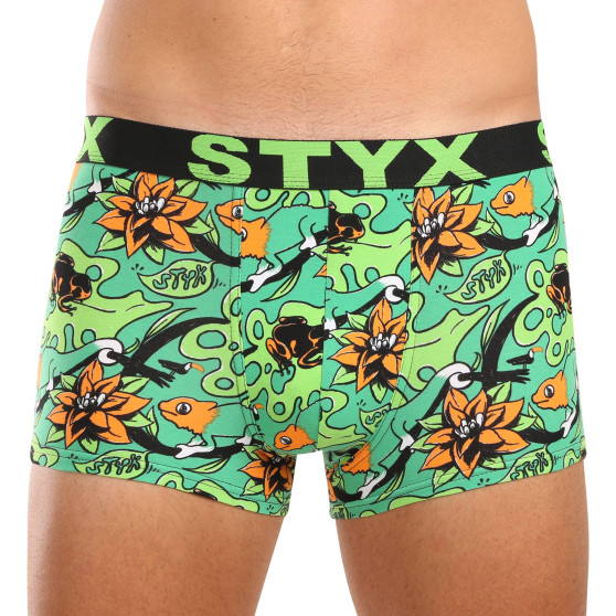 3PACK Boxers para homem Styx arte esportes borracha multicolorido (3G15780)