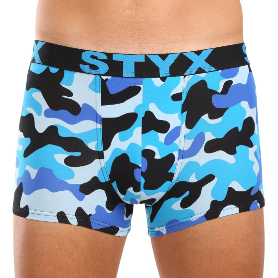 3PACK Boxers para homem Styx arte esportes borracha multicolorido (3G15780)