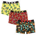 3PACK Boxers para homem Styx arte esportes borracha multicolorido (3G13198)