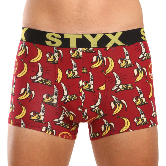 3PACK Boxers para homem Styx arte esportes borracha multicolorido (3G13198)