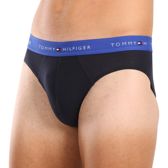 3PACK cuecas para homem Tommy Hilfiger azul escuro (UM0UM02904 0Y1)