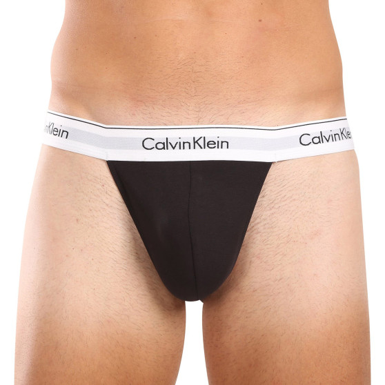 3PACK tanga para homem Calvin Klein preto (NB3226A-001)