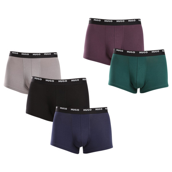 5PACK Boxers para homem HUGO multicolorido (50479944 973)