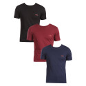 3PACK T-shirt para homem HUGO multicolorido (50480088 966)