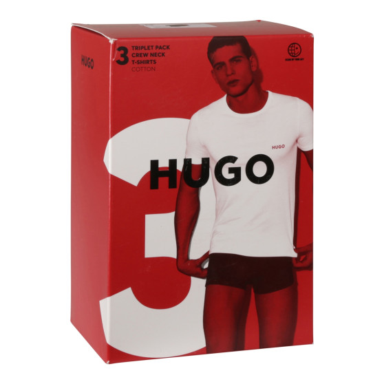 3PACK T-shirt para homem HUGO multicolorido (50480088 966)