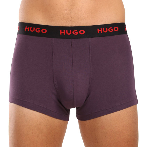 3PACK Boxers para homem HUGO multicolorido (50517878 987)