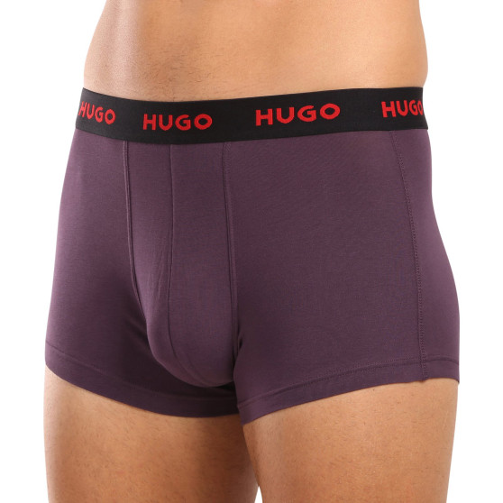 3PACK Boxers para homem HUGO multicolorido (50517878 987)