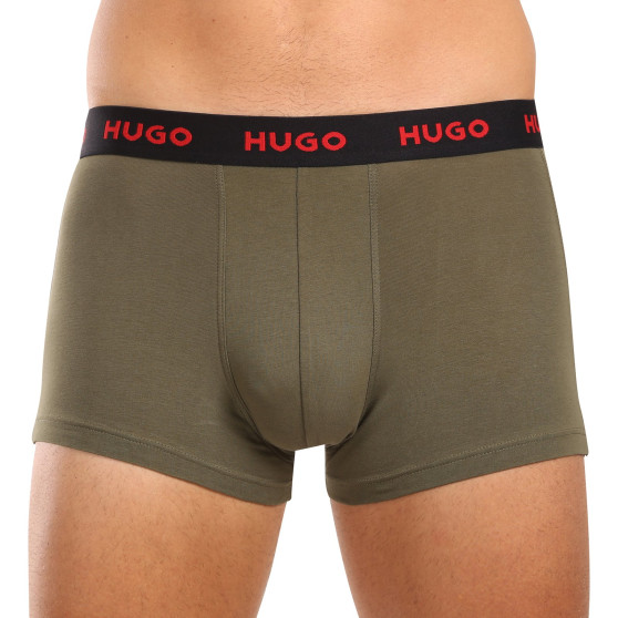 3PACK Boxers para homem HUGO multicolorido (50517878 987)