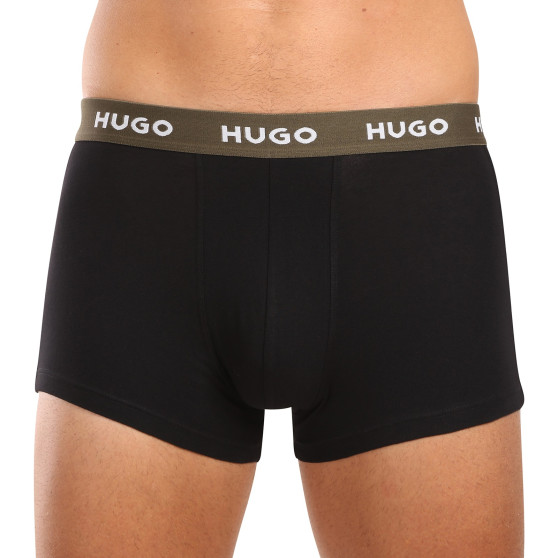 3PACK Boxers para homem HUGO preto (50517878 988)