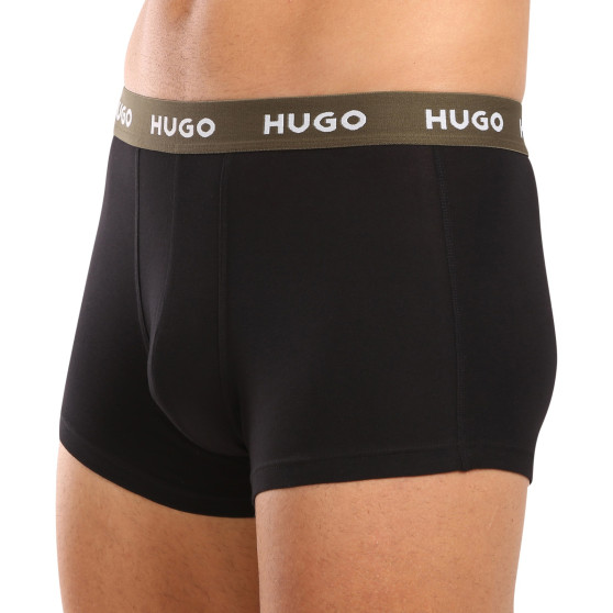 3PACK Boxers para homem HUGO preto (50517878 988)