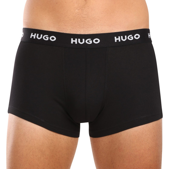 3PACK Boxers para homem HUGO preto (50517878 988)