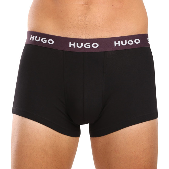 3PACK Boxers para homem HUGO preto (50517878 988)