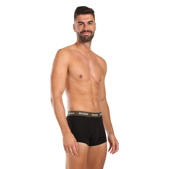 3PACK Boxers para homem HUGO preto (50517878 988)