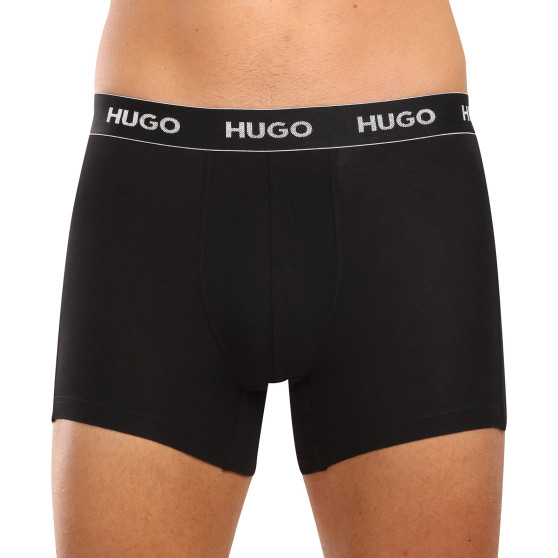 3PACK Boxers para homem HUGO preto (50517886 991)