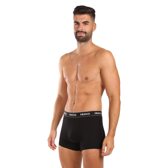 3PACK Boxers para homem HUGO preto (50517886 991)