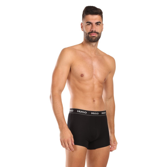 3PACK Boxers para homem HUGO preto (50517886 991)