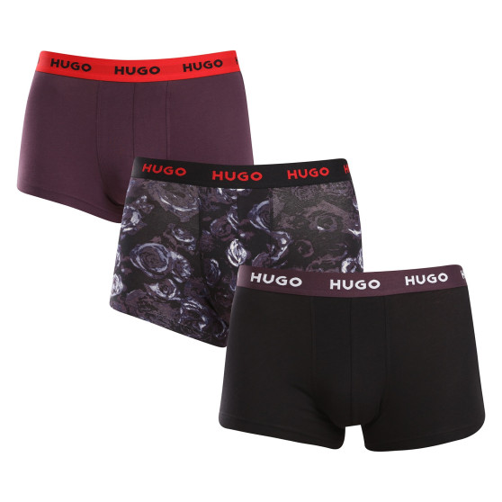 3PACK Boxers para homem HUGO multicolorido (50517894 982)