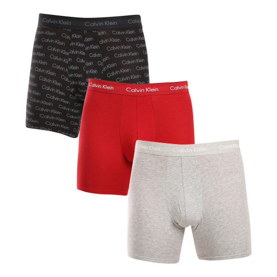 3PACK Boxers para homem Calvin Klein multicolorido (NB3057A-QYP)