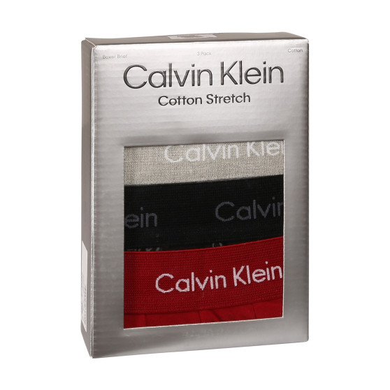 3PACK Boxers para homem Calvin Klein multicolorido (NB3057A-QYP)