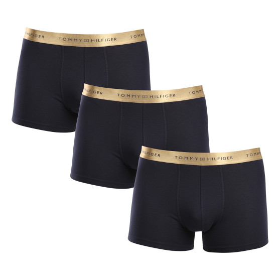 3PACK Boxers para homem Tommy Hilfiger azul escuro (UM0UM03411 0TU)