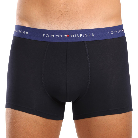 3PACK Boxers para homem Tommy Hilfiger azul escuro (UM0UM02763 0WN)