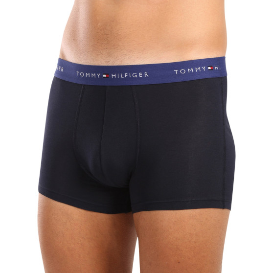 3PACK Boxers para homem Tommy Hilfiger azul escuro (UM0UM02763 0WN)