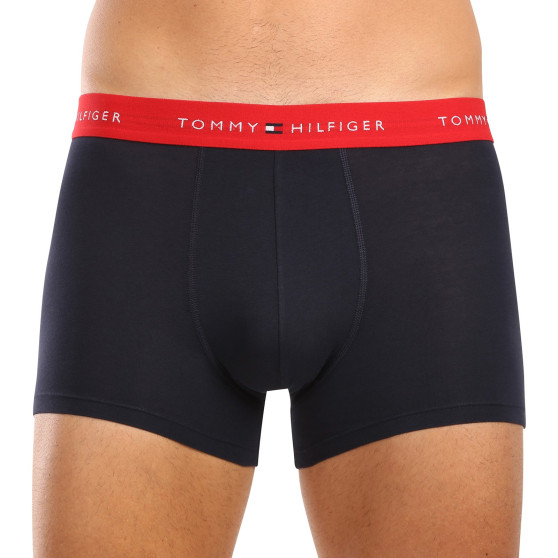 3PACK Boxers para homem Tommy Hilfiger azul escuro (UM0UM02763 0WN)