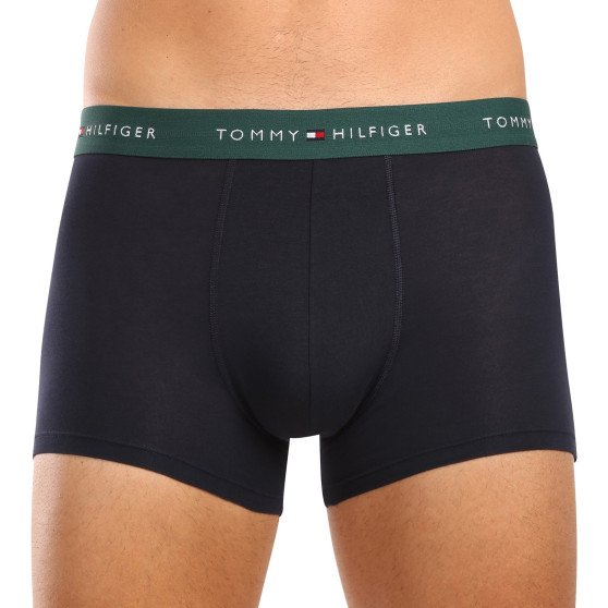 3PACK Boxers para homem Tommy Hilfiger azul escuro (UM0UM02763 0WN)