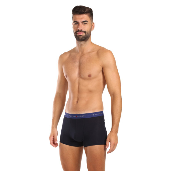 3PACK Boxers para homem Tommy Hilfiger azul escuro (UM0UM02763 0WN)