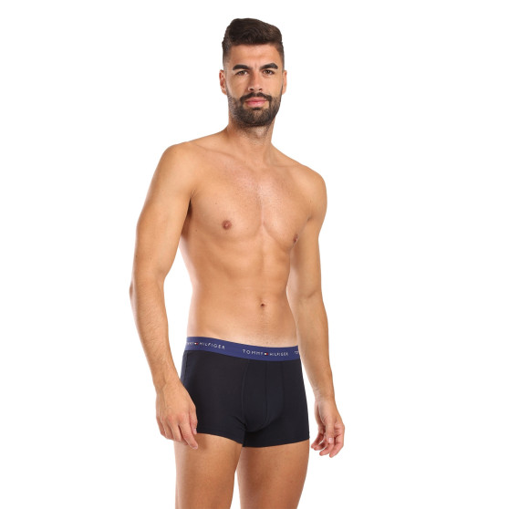 3PACK Boxers para homem Tommy Hilfiger azul escuro (UM0UM02763 0WN)