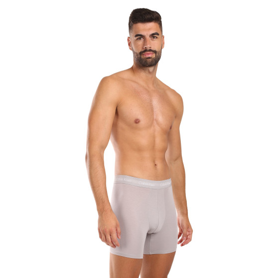 3PACK Boxers para homem Calvin Klein multicolorido (NB1770A-QRH)